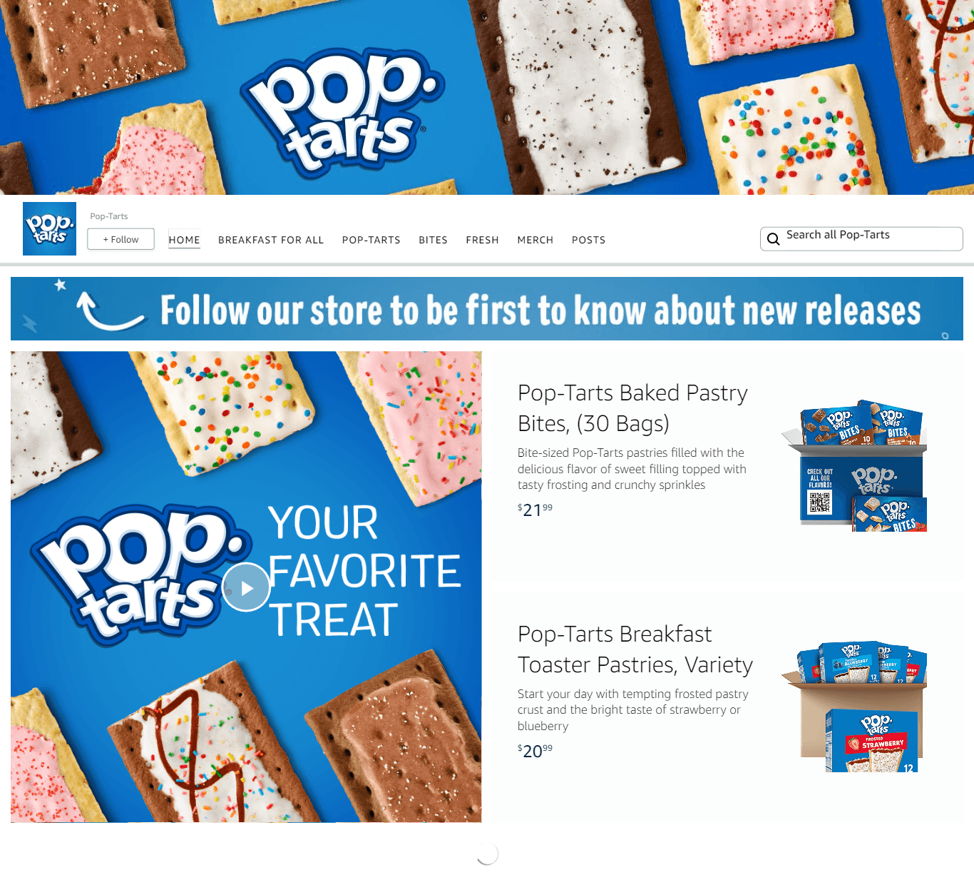 Brand Store for Amazon.com  Pop-Tarts