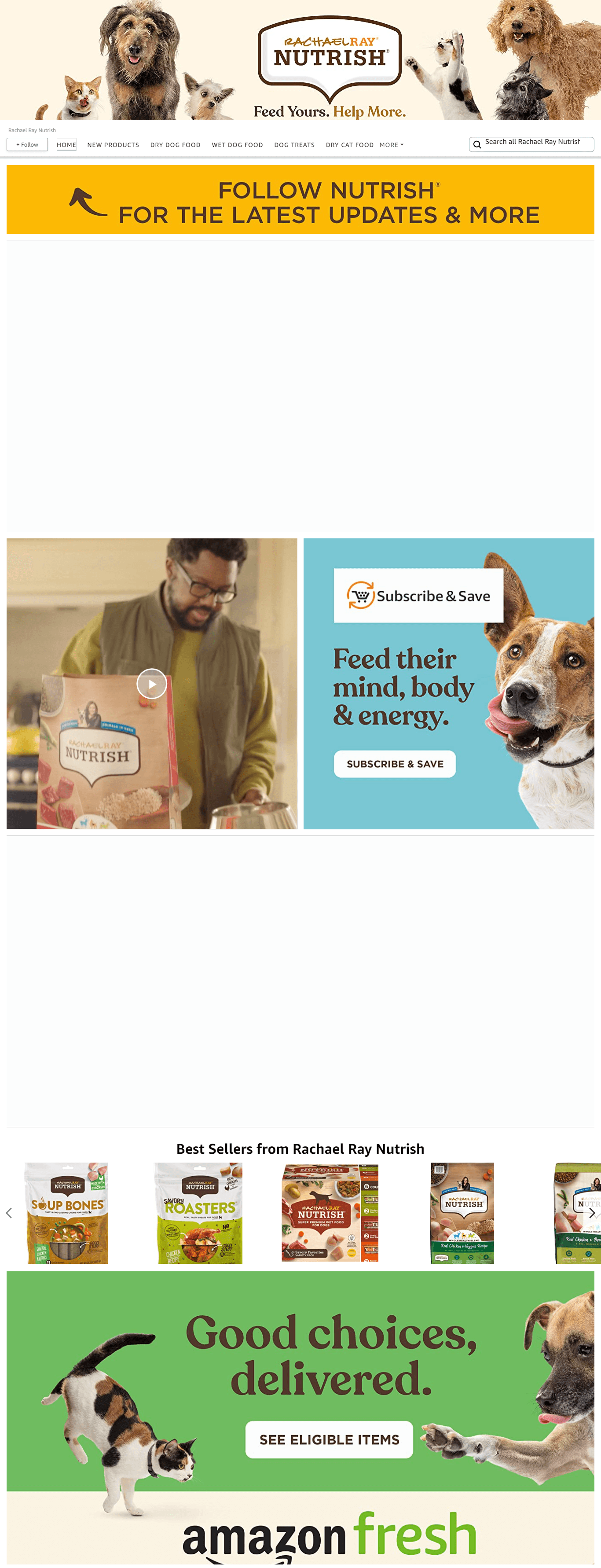 Brand Store for Amazon.com  Rachael Ray Nutrish