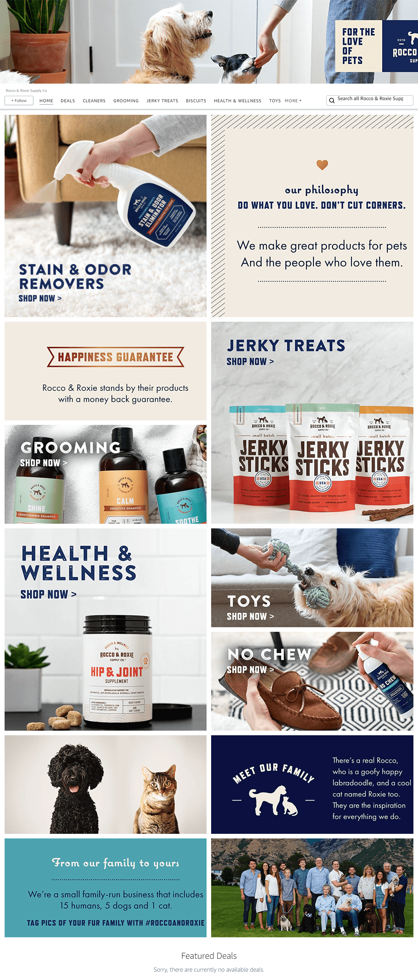 Brand Store for Amazon.com  Rocco   Roxie Supply Co