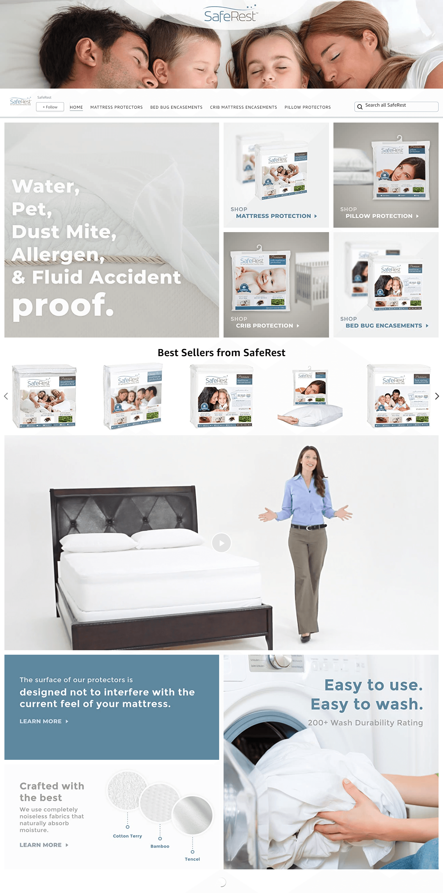 Brand Store for Amazon.com  SafeRest