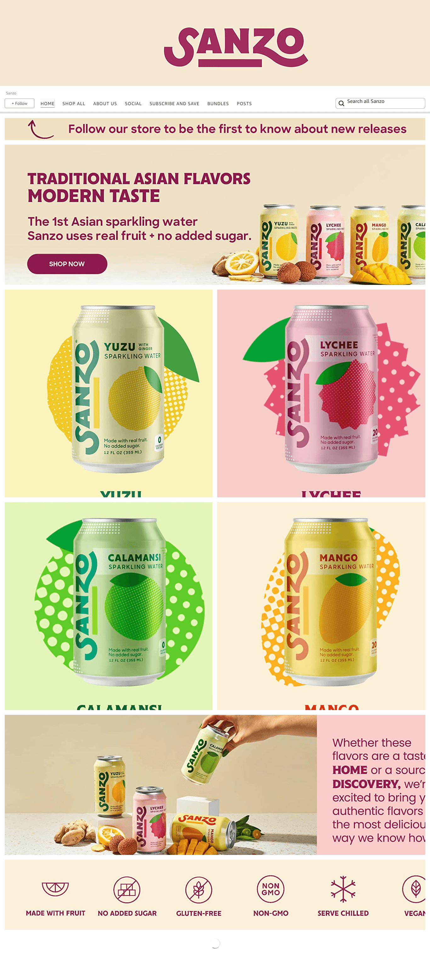 Brand Store for Amazon.com  Sanzo