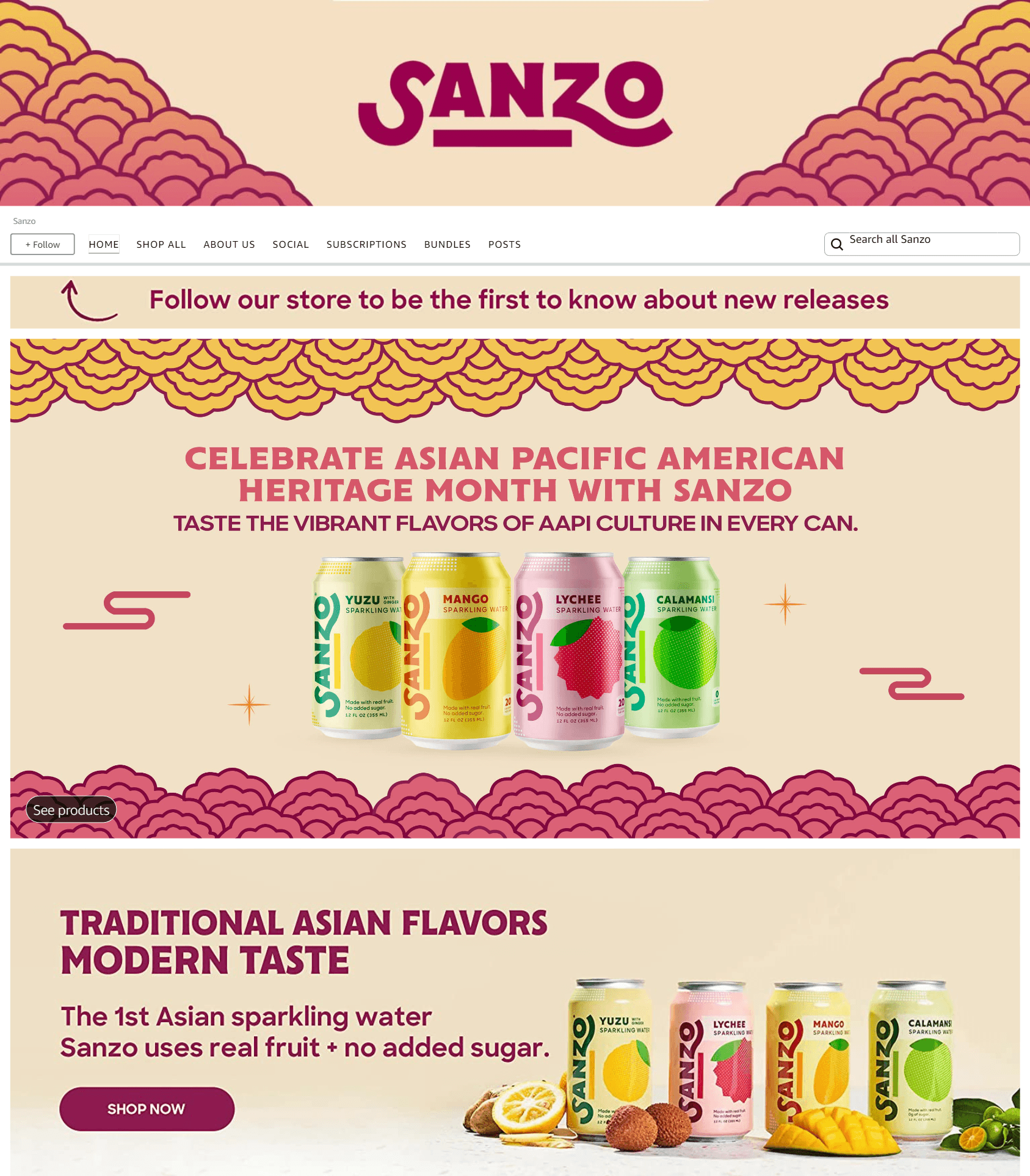 Brand Store for Amazon.com  Sanzo