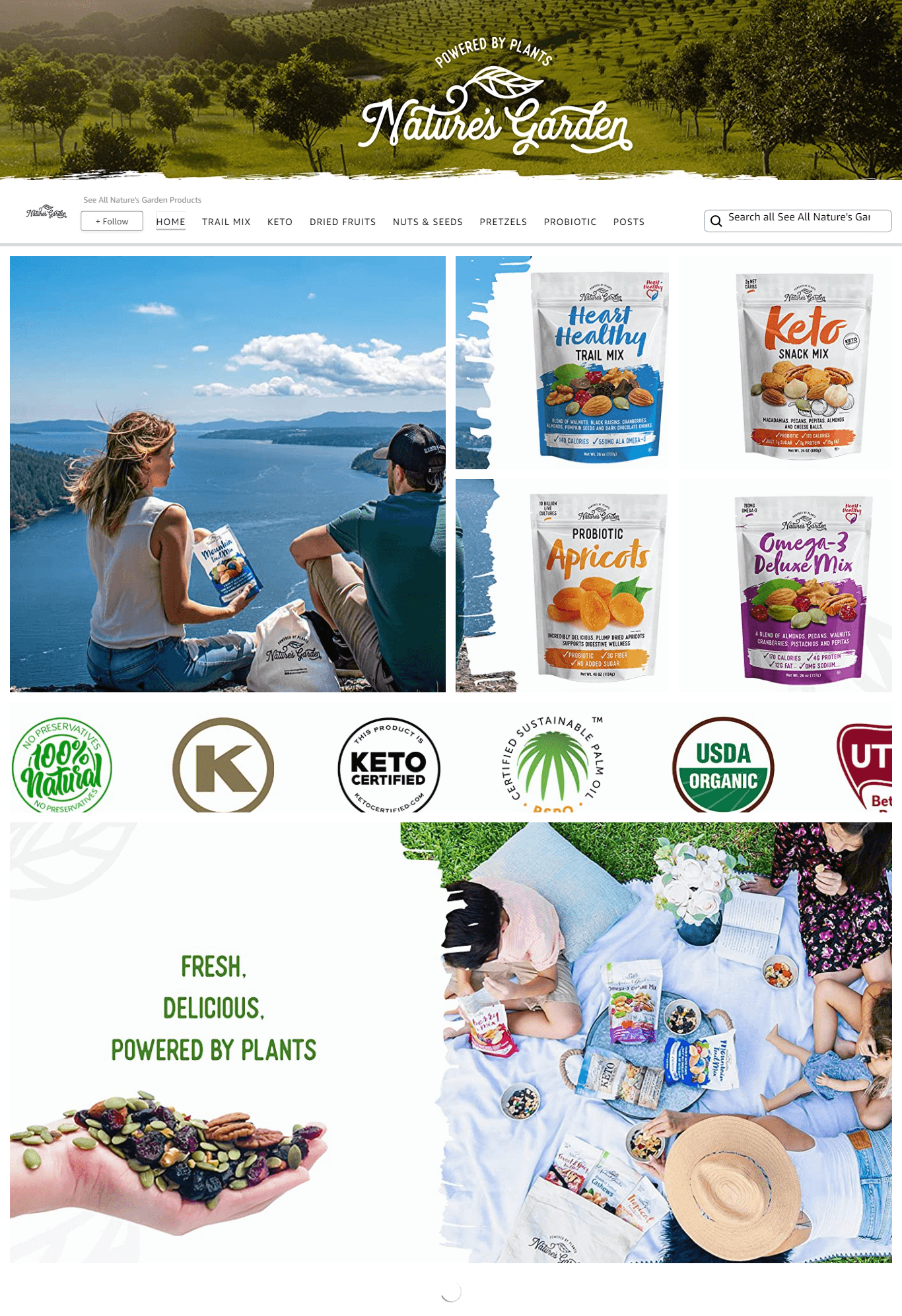 Brand Store for Amazon.com  See All Nature s Garden Products