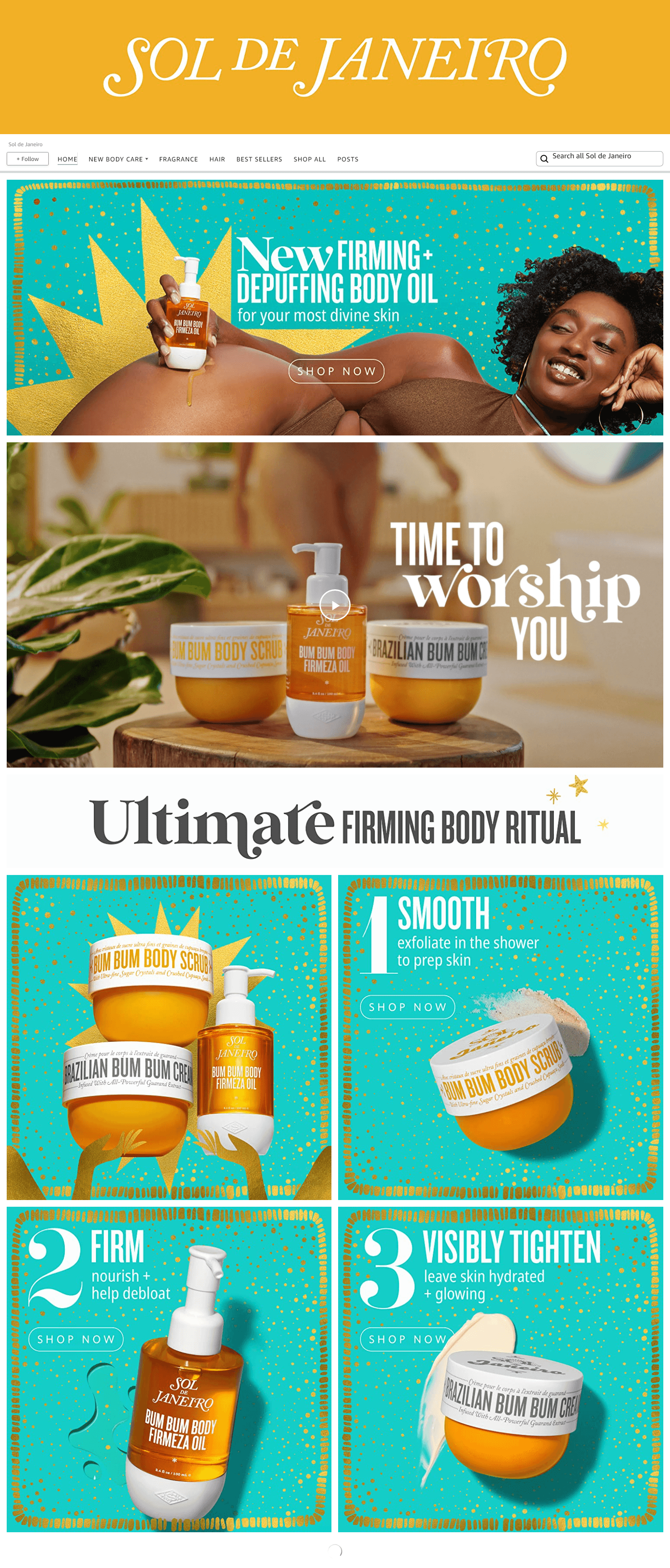 Brand Store for Amazon.com  Sol de Janeiro