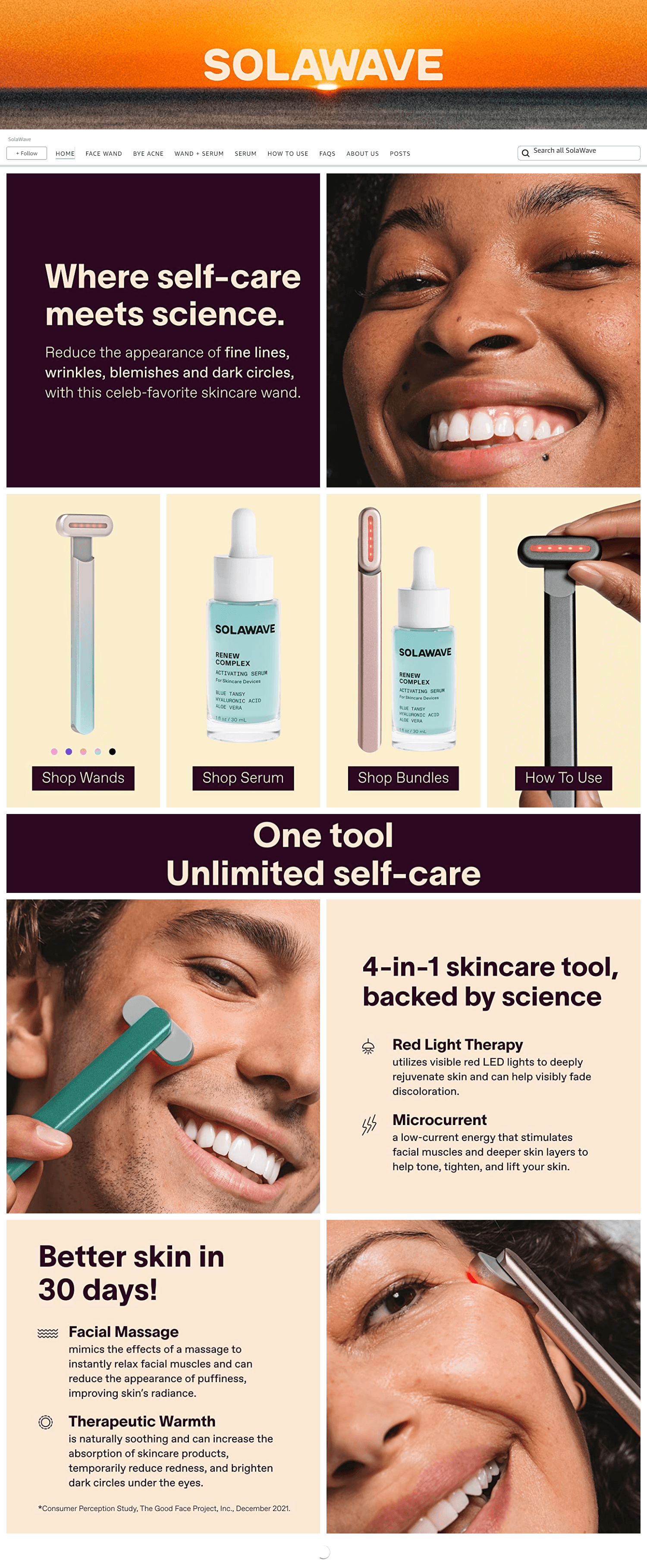 Brand Store for Amazon.com  SolaWave