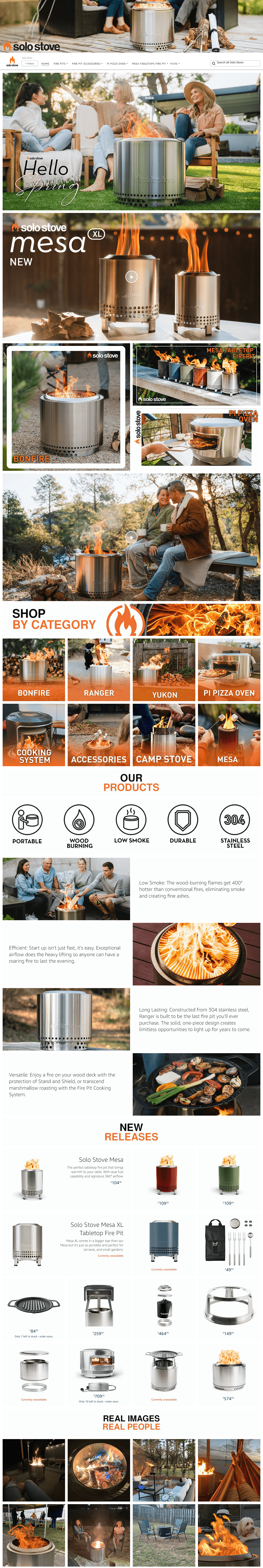 Brand Store for Amazon.com  Solo Stove