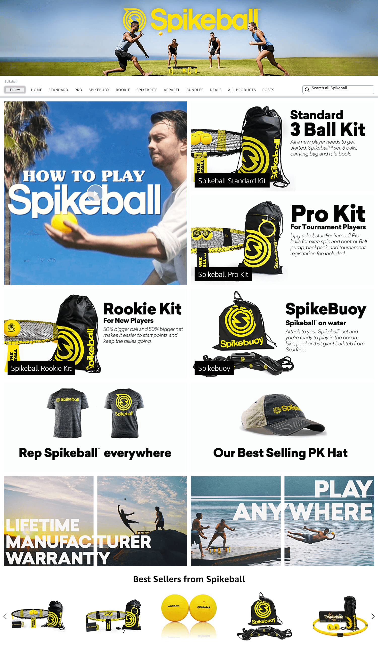 Brand Store for Amazon.com  Spikeball