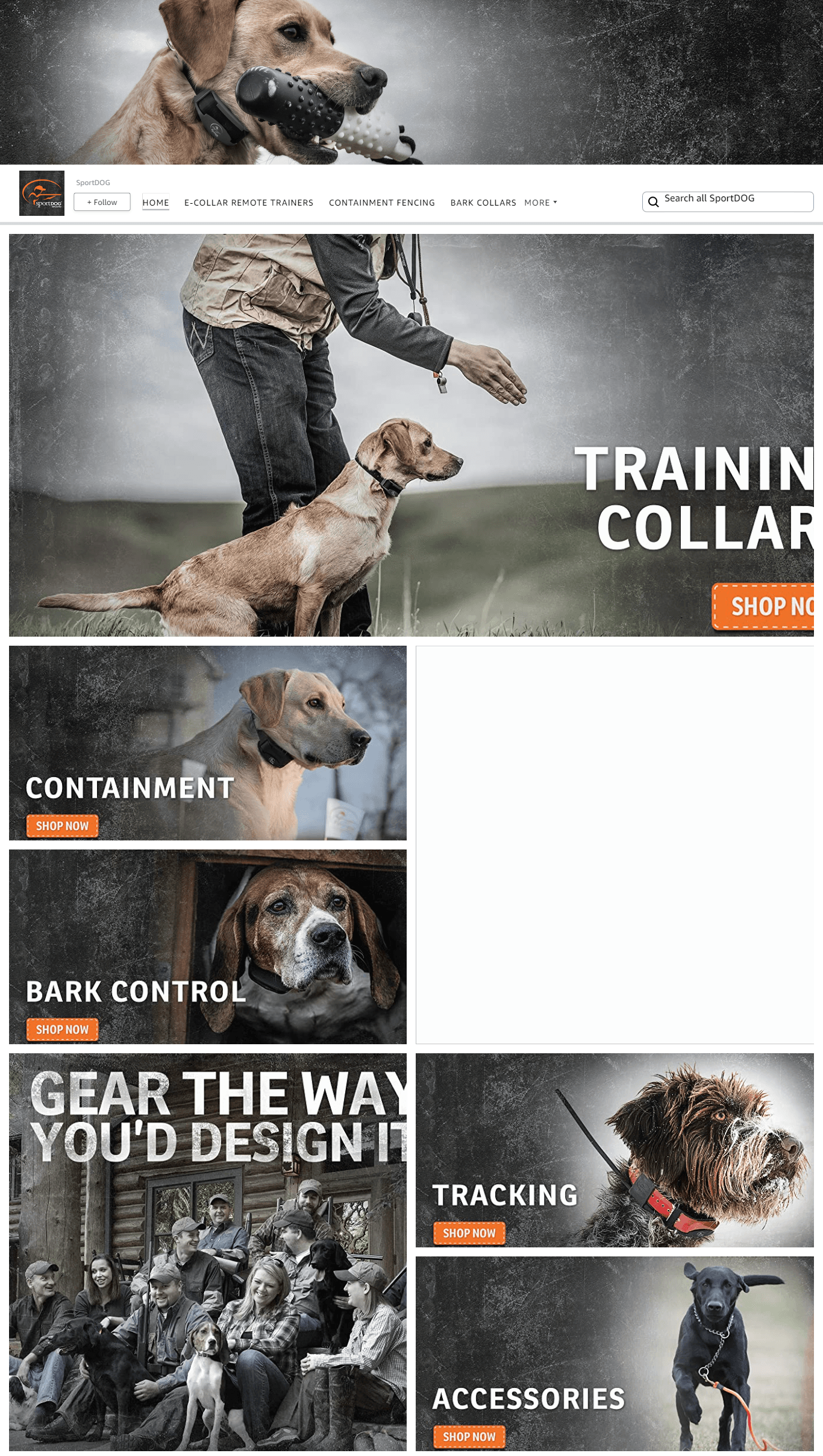 Brand Store for Amazon.com  SportDOG