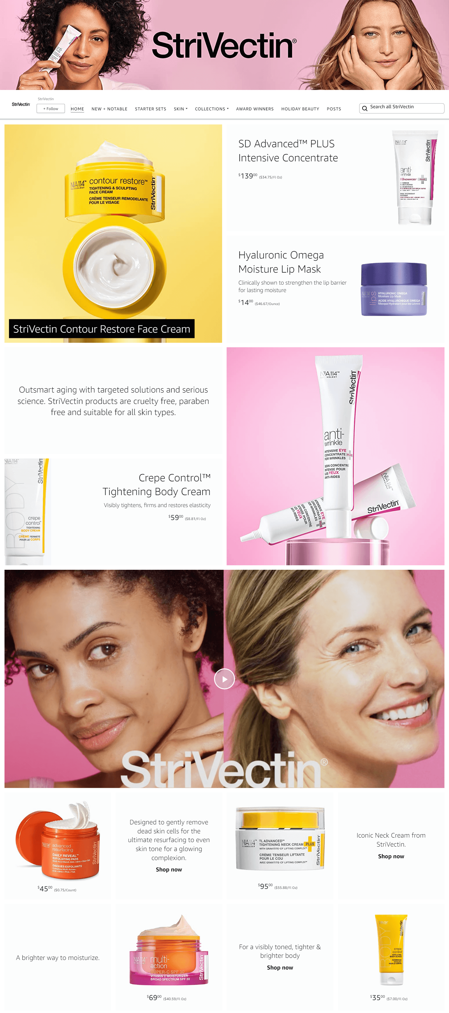 Brand Store for Amazon.com  StriVectin