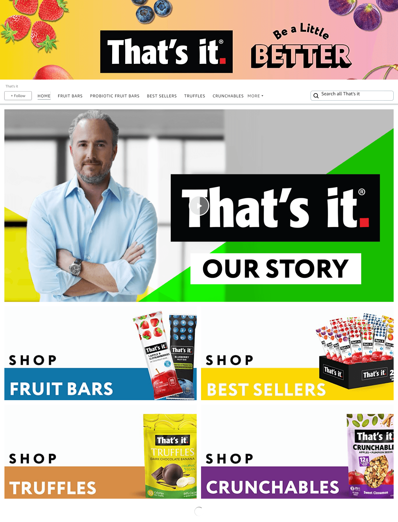 Brand Store for Amazon.com  That's it
