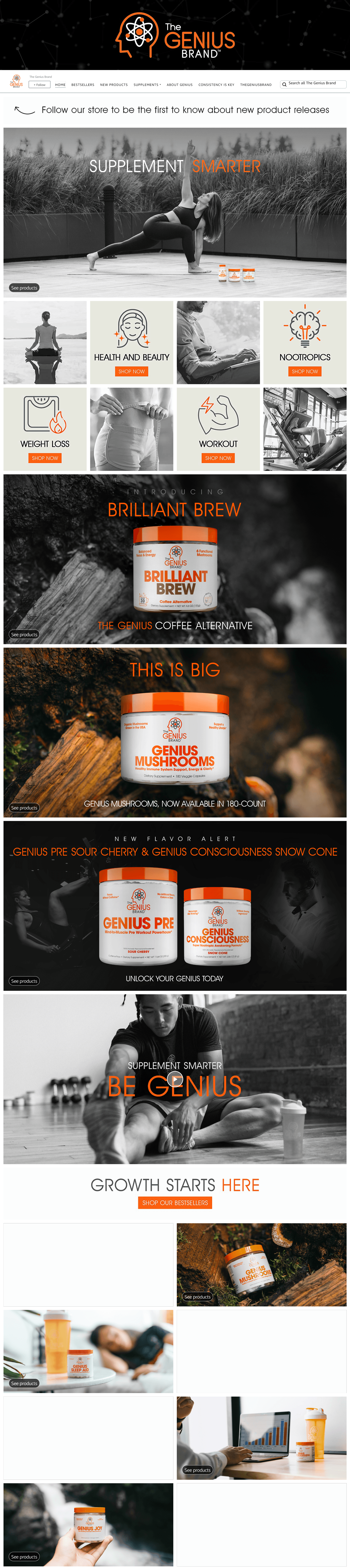 Brand Store for Amazon.com  The Genius Brand
