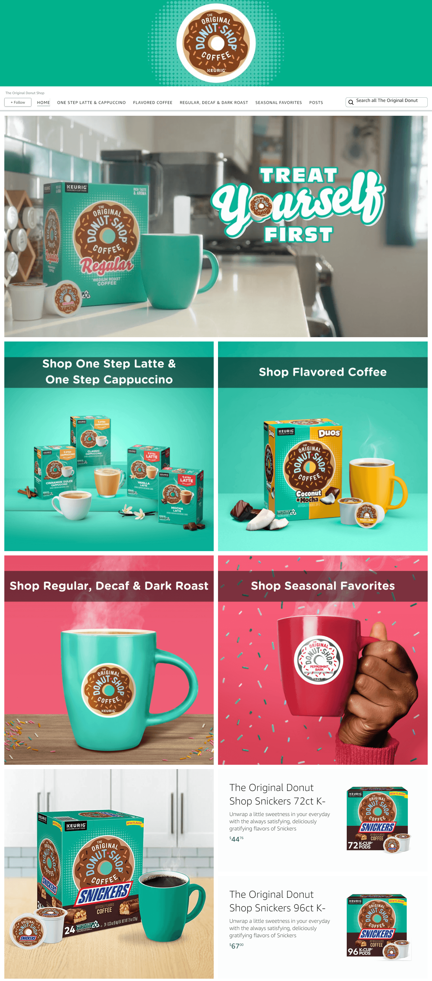 Brand Store for Amazon.com  The Original Donut Shop