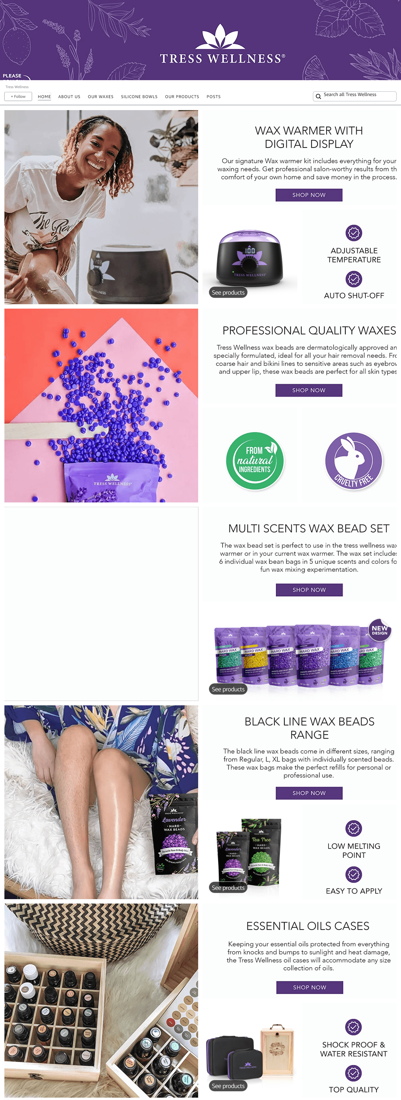 Brand Store for Amazon.com  Tress Wellness