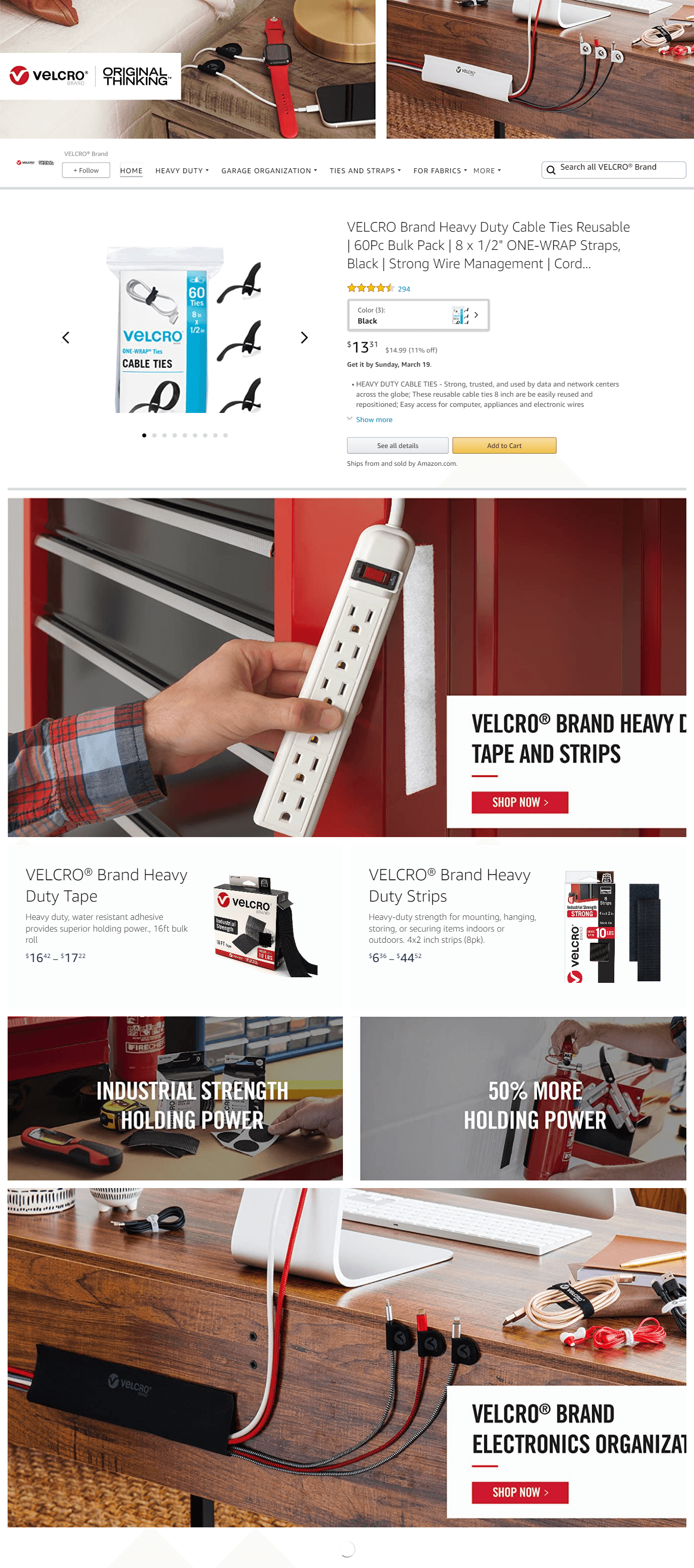 Brand Store for Amazon.com  VELCRO® Brand