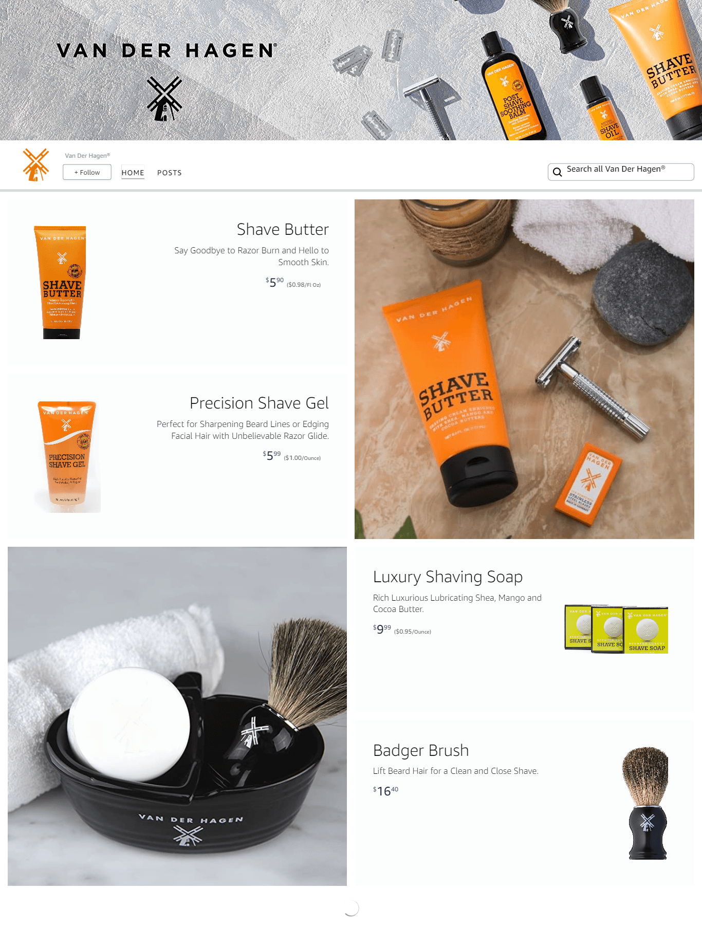 Brand Store for Amazon.com  Van Der Hagen®