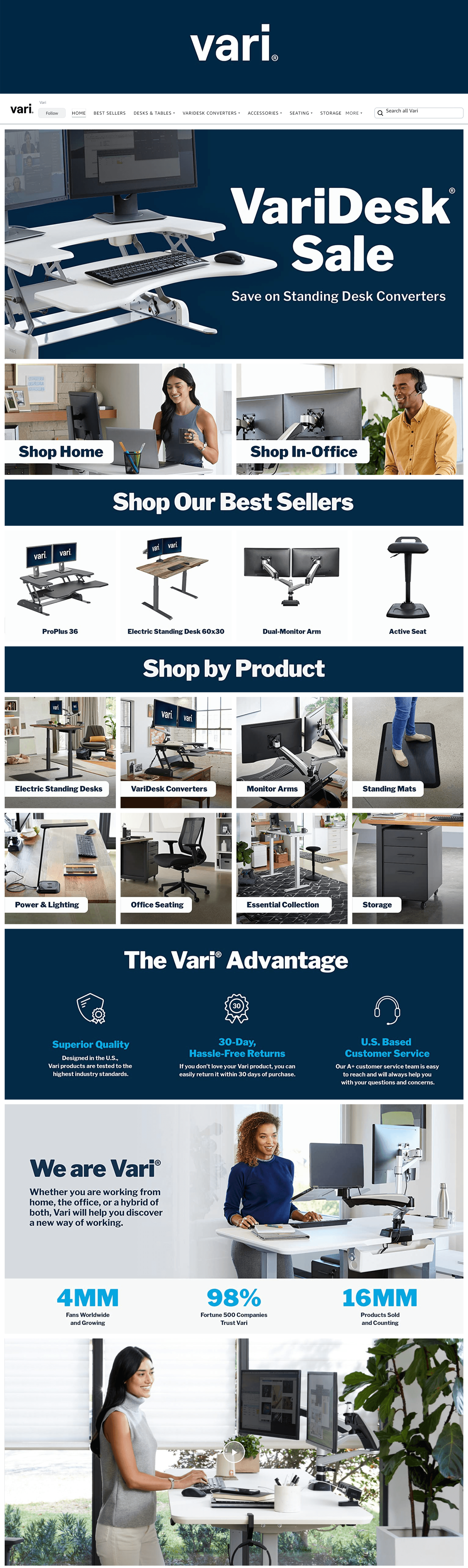 Brand Store for Amazon.com  Vari