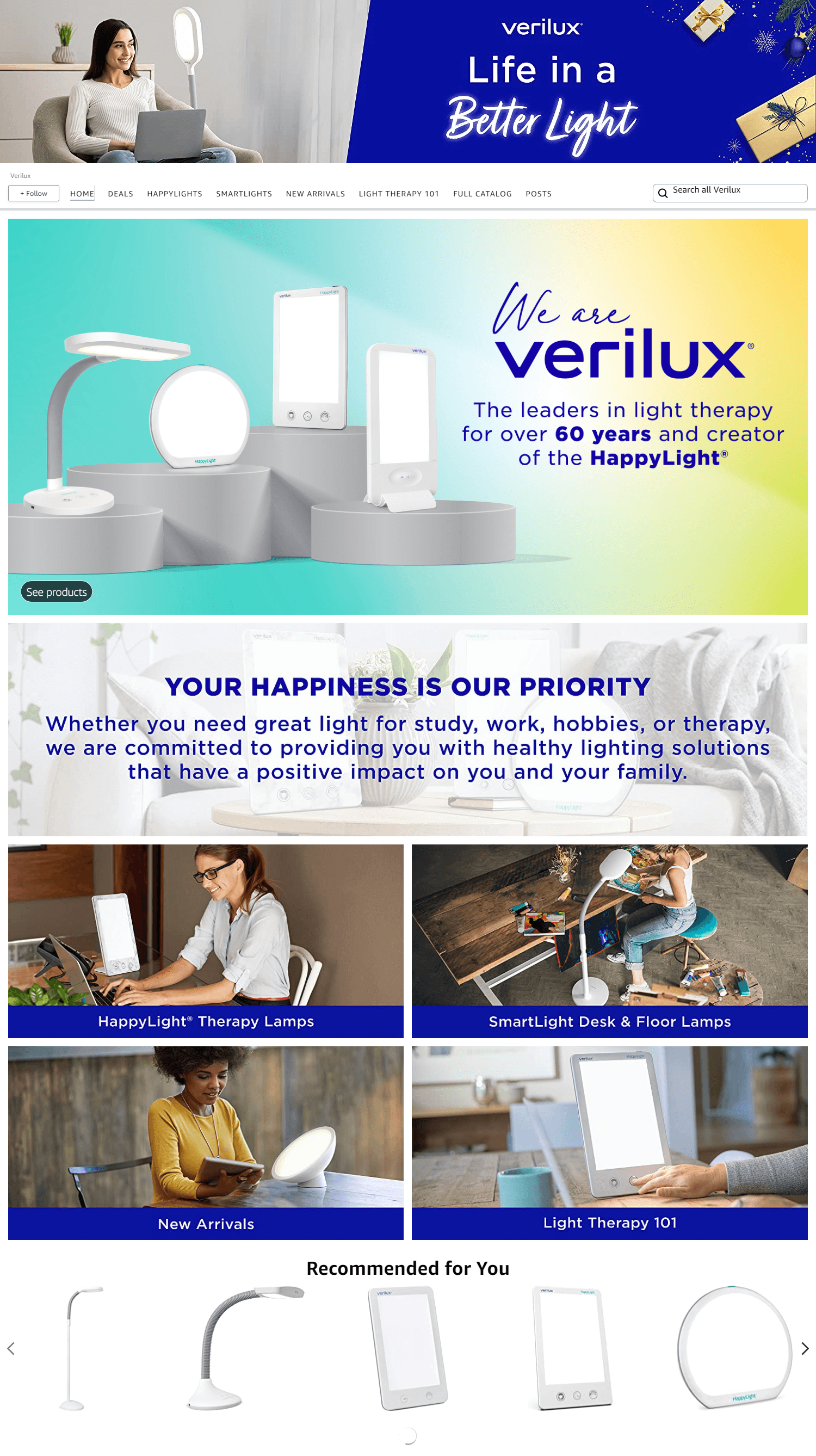 Brand Store for Amazon.com  Verilux