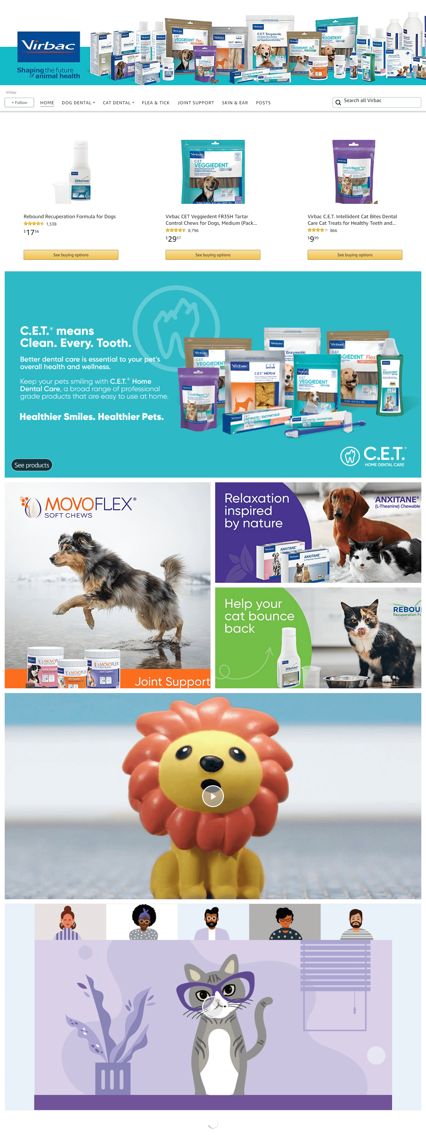 Brand Store for Amazon.com  Virbac