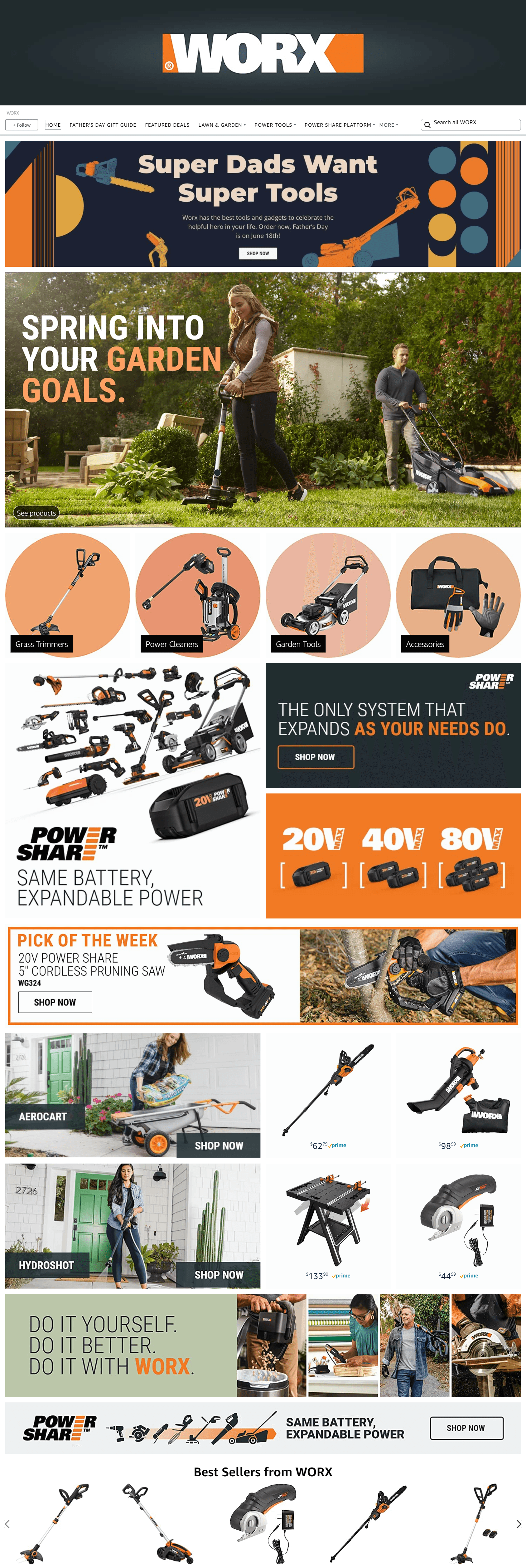 Brand Store for Amazon.com  WORX