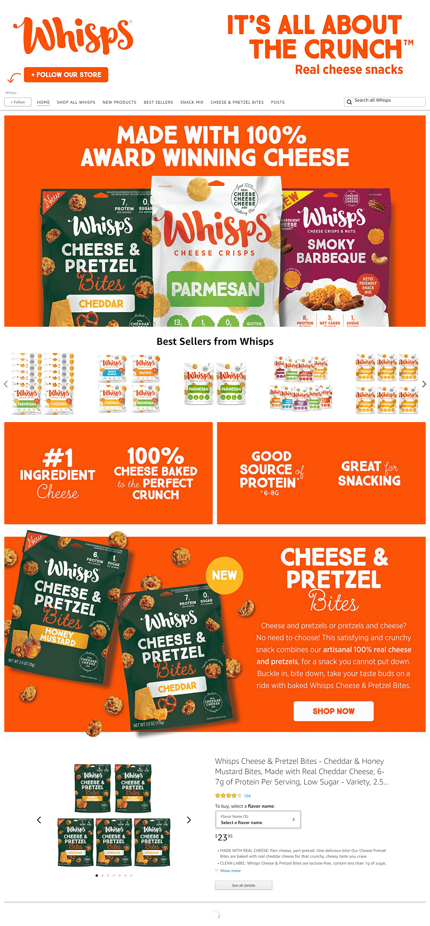 Brand Store for Amazon.com  Whisps