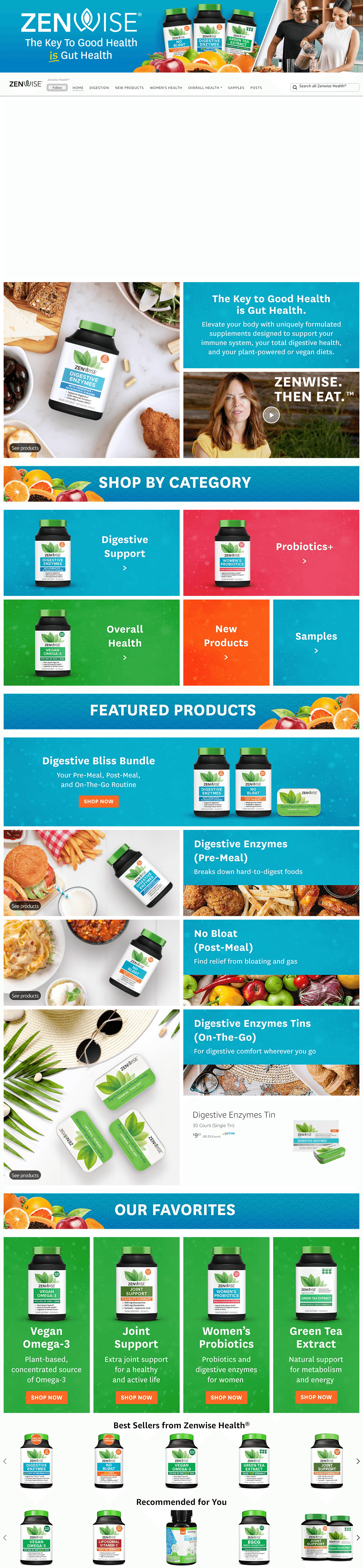 Brand Store for Amazon.com  Zenwise Health®