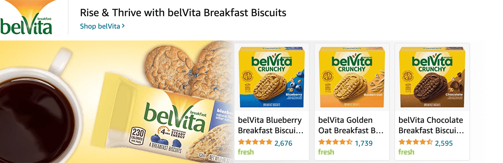 Sponsored Brands Ads for Amazon.com   bananas