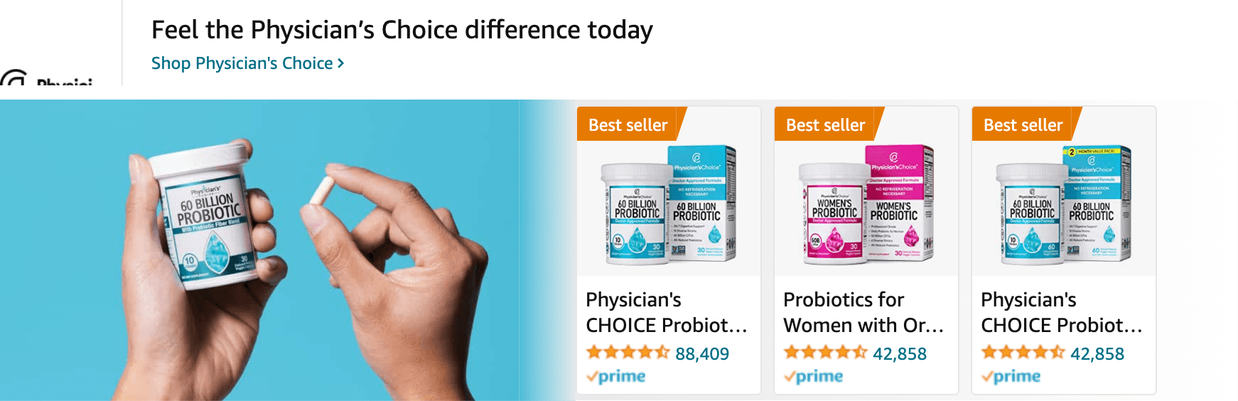Sponsored Brands Ads for Amazon.com   biotin