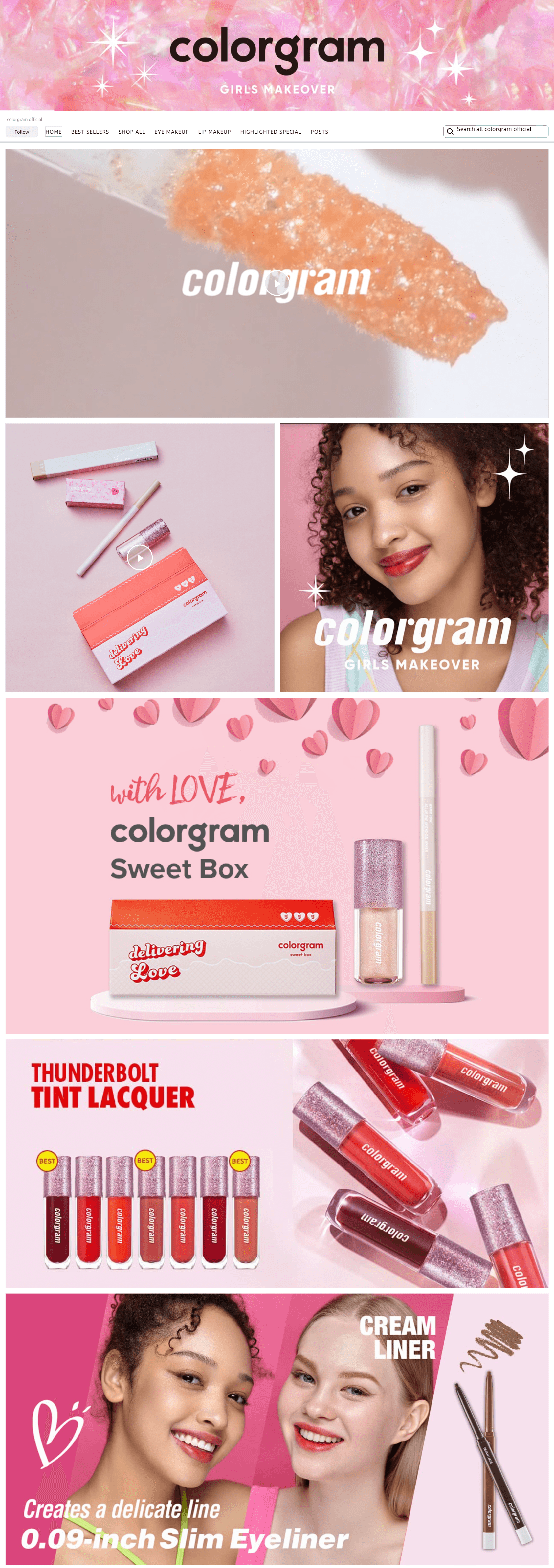 Brand Store for Amazon.com  colorgram official