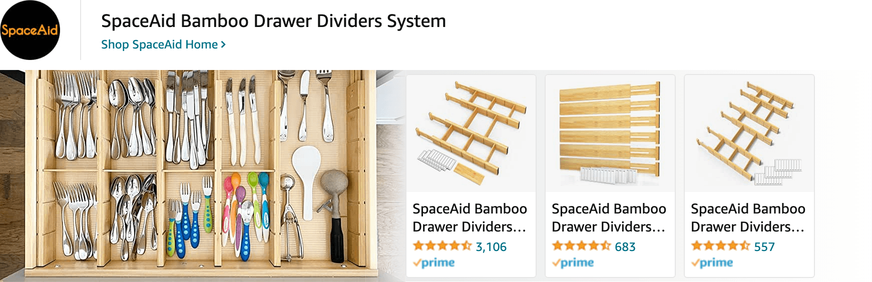 Sponsored Brands Ads for Amazon.com   drawer organizer