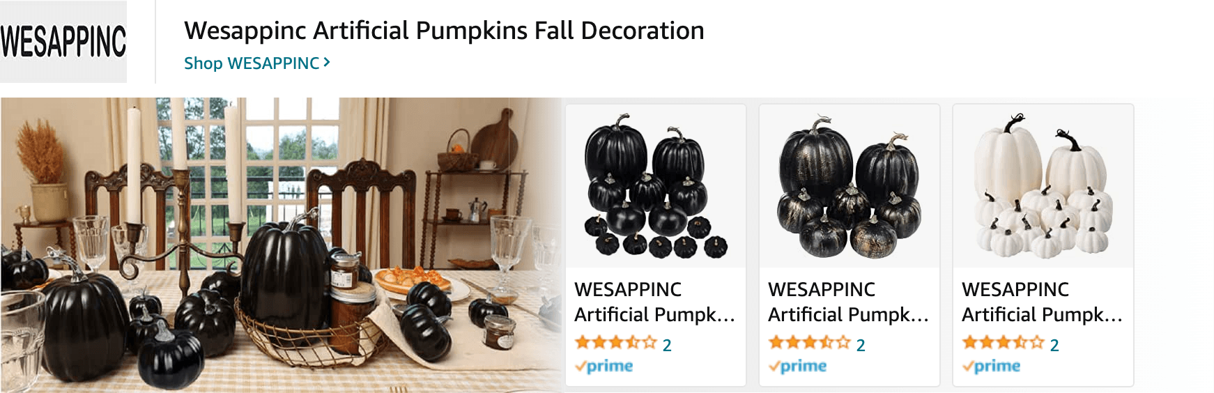 Sponsored Brands Ads for Amazon.com   fall