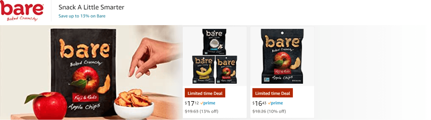 Sponsored Brands Ads for Amazon.com   freeze dried candy