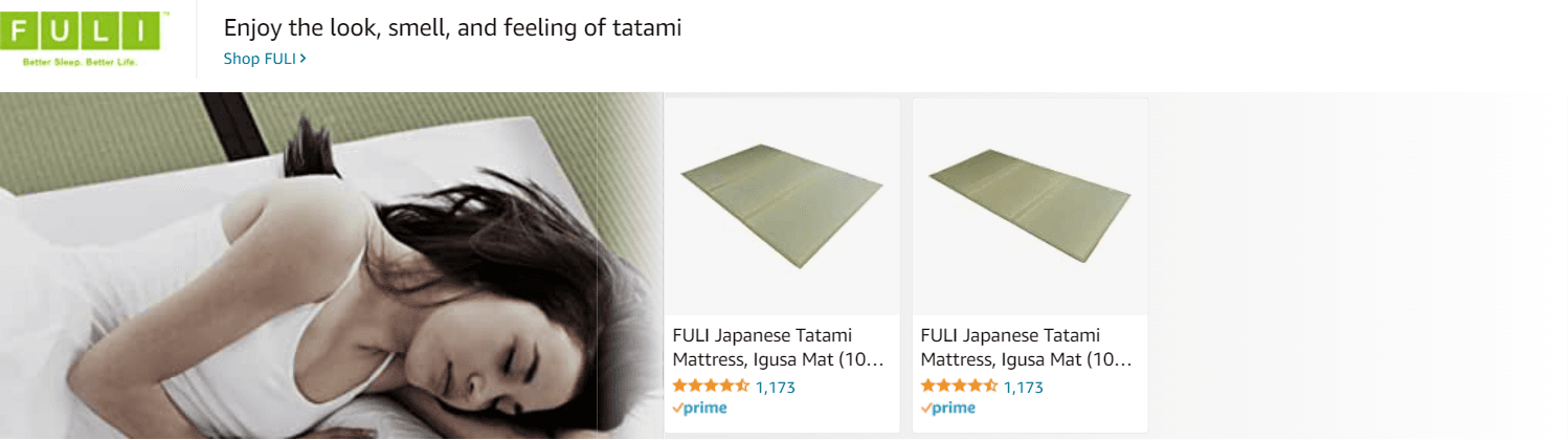 Sponsored Brands Ads for Amazon.com   futon