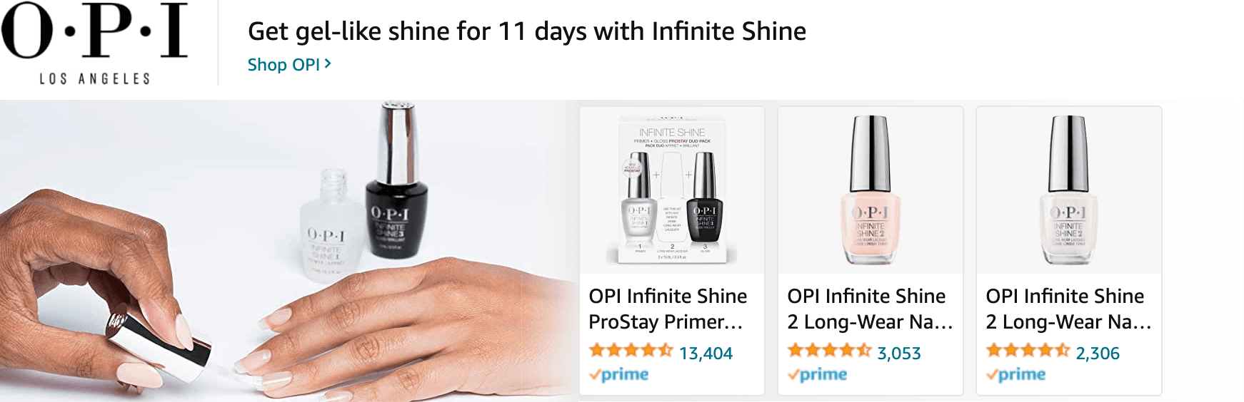 Sponsored Brands Ads for Amazon.com   gel nail polish