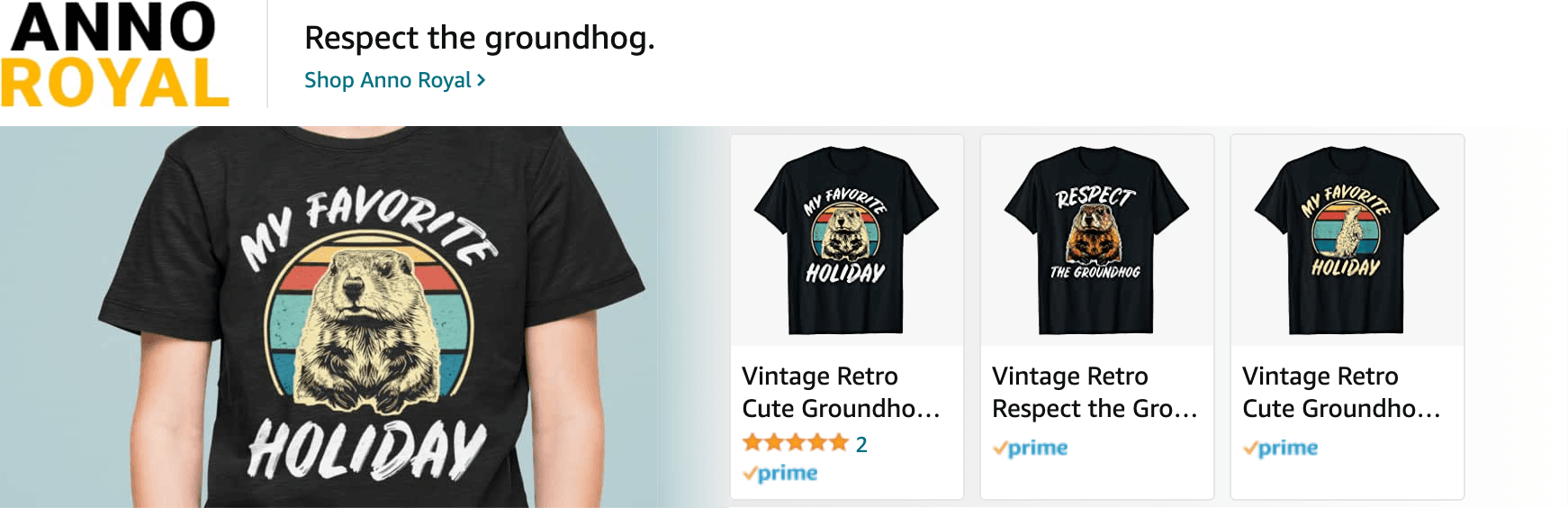 Sponsored Brands Ads for Amazon.com   groundhog day
