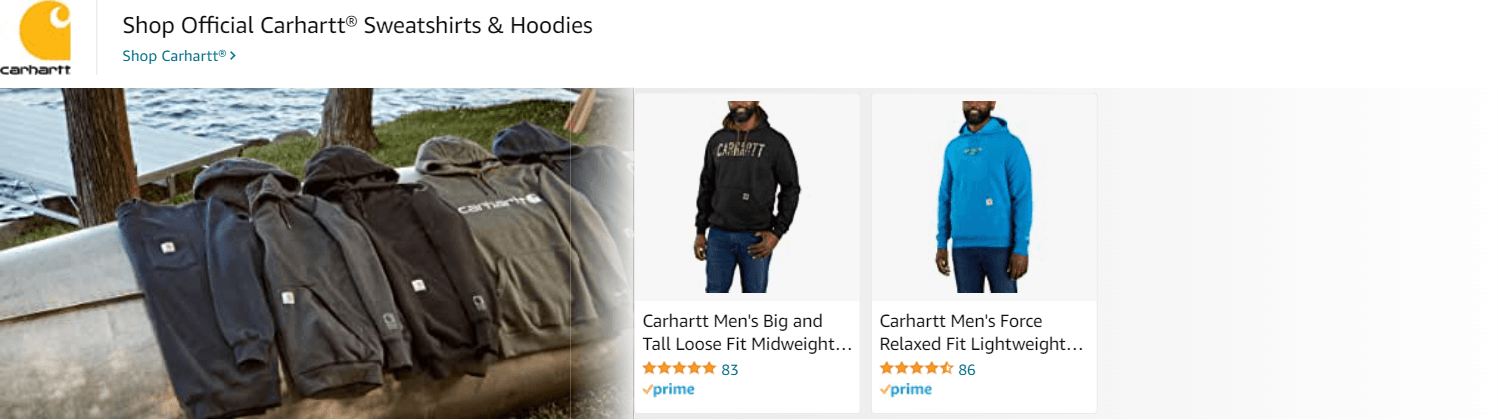 Sponsored Brands Ads for Amazon.com   hoodies for men