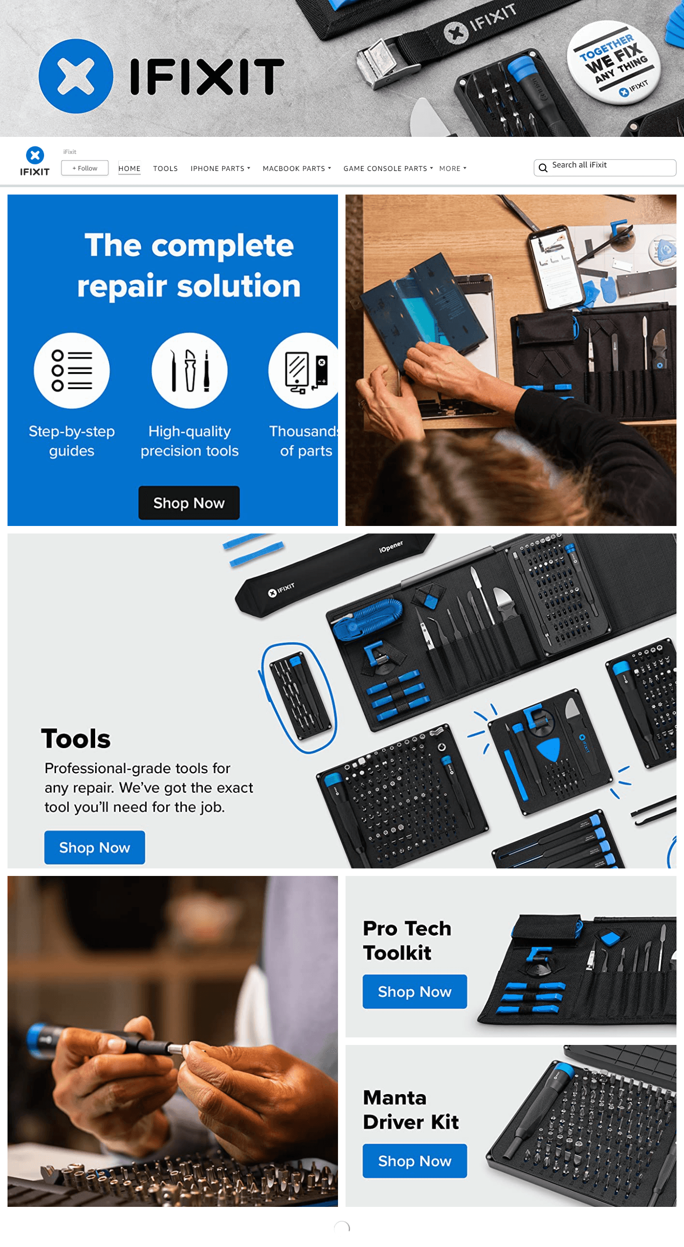 Brand Store for Amazon.com  iFixit