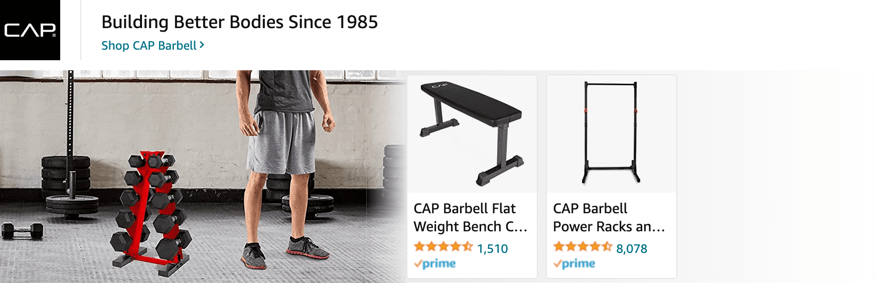 Sponsored Brands Ads for Amazon.com   kettlebells