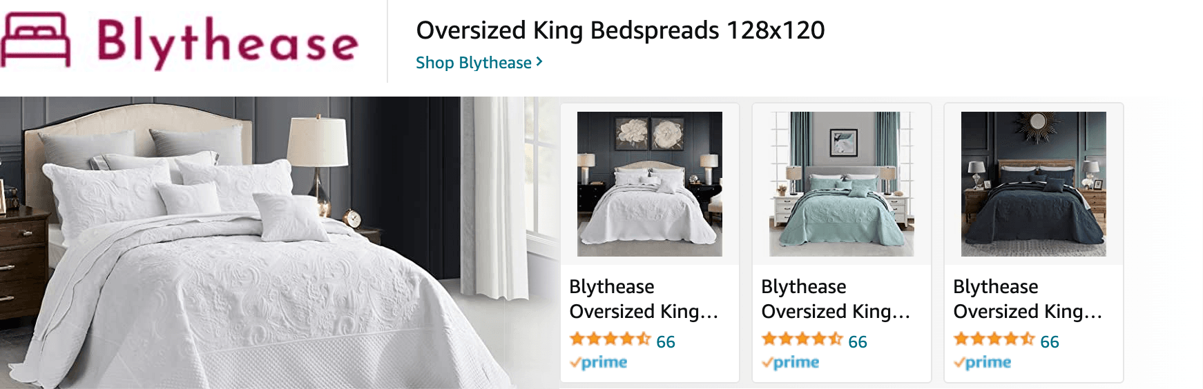 Sponsored Brands Ads for Amazon.com   king size comforter set