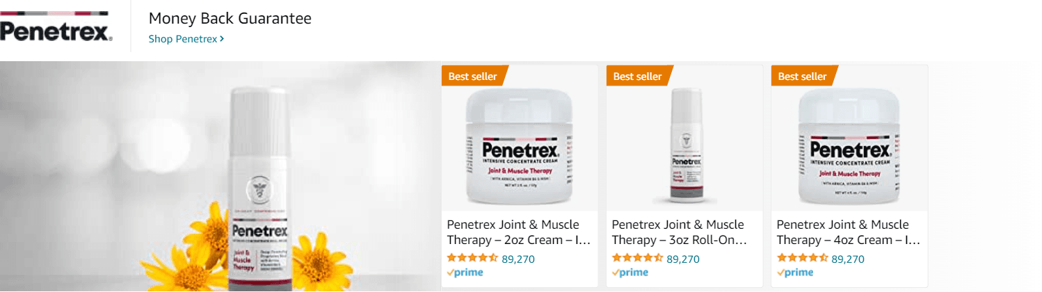 Sponsored Brands Ads for Amazon.com   knee braces for knee pain
