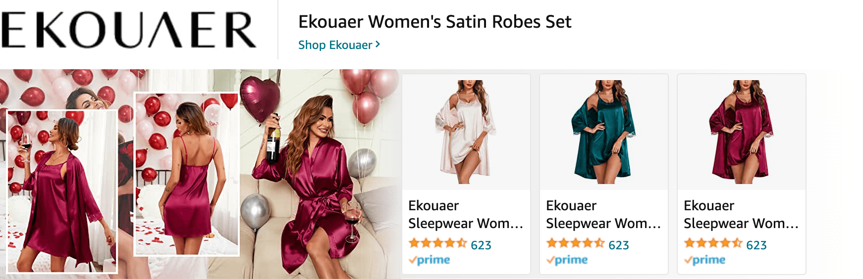 Sponsored Brands Ads for Amazon.com   lingerie for women