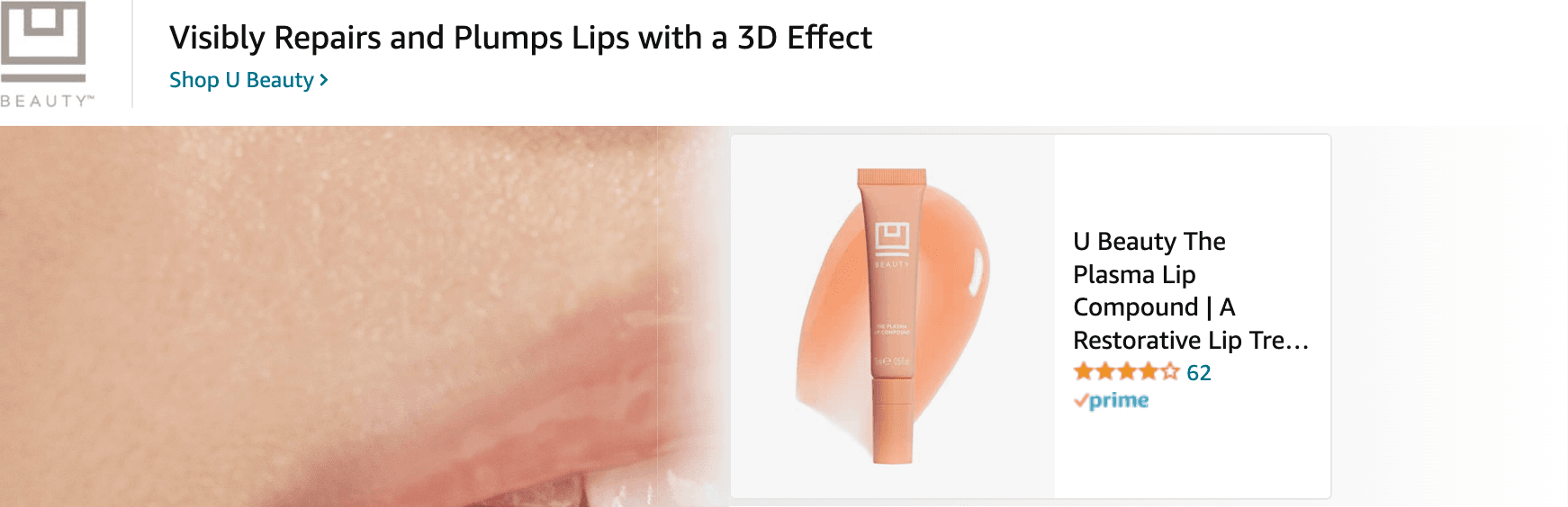 Sponsored Brands Ads for Amazon.com   lip gloss