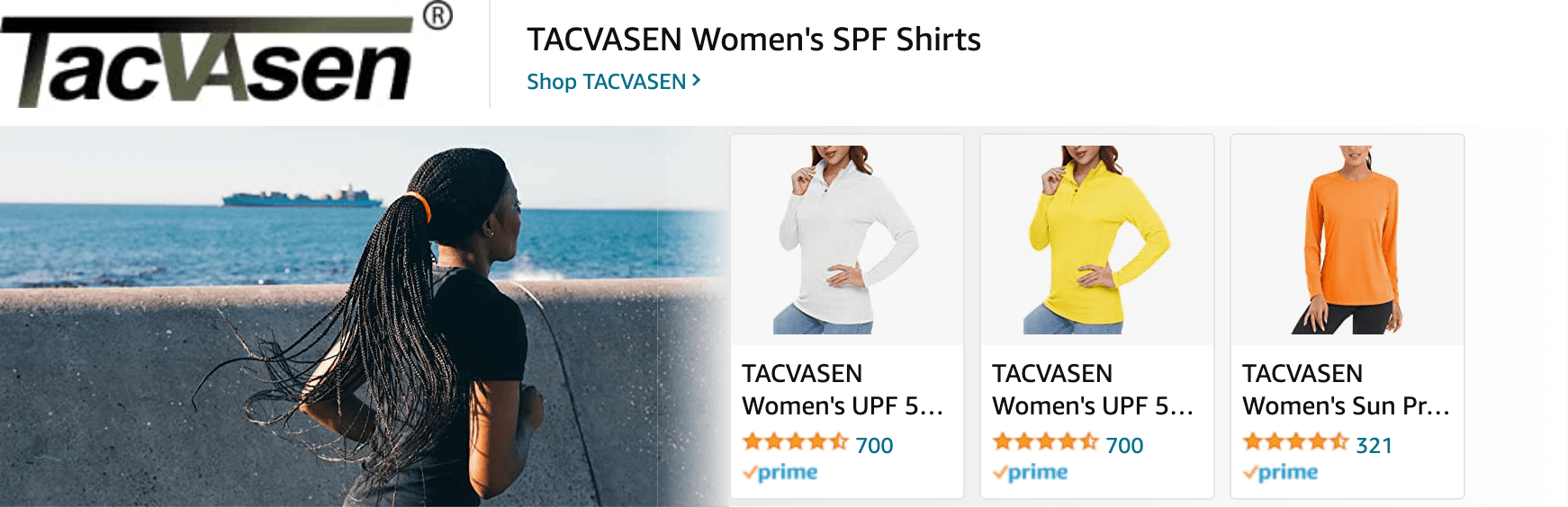 Sponsored Brands Ads for Amazon.com   long sleeve shirts for women