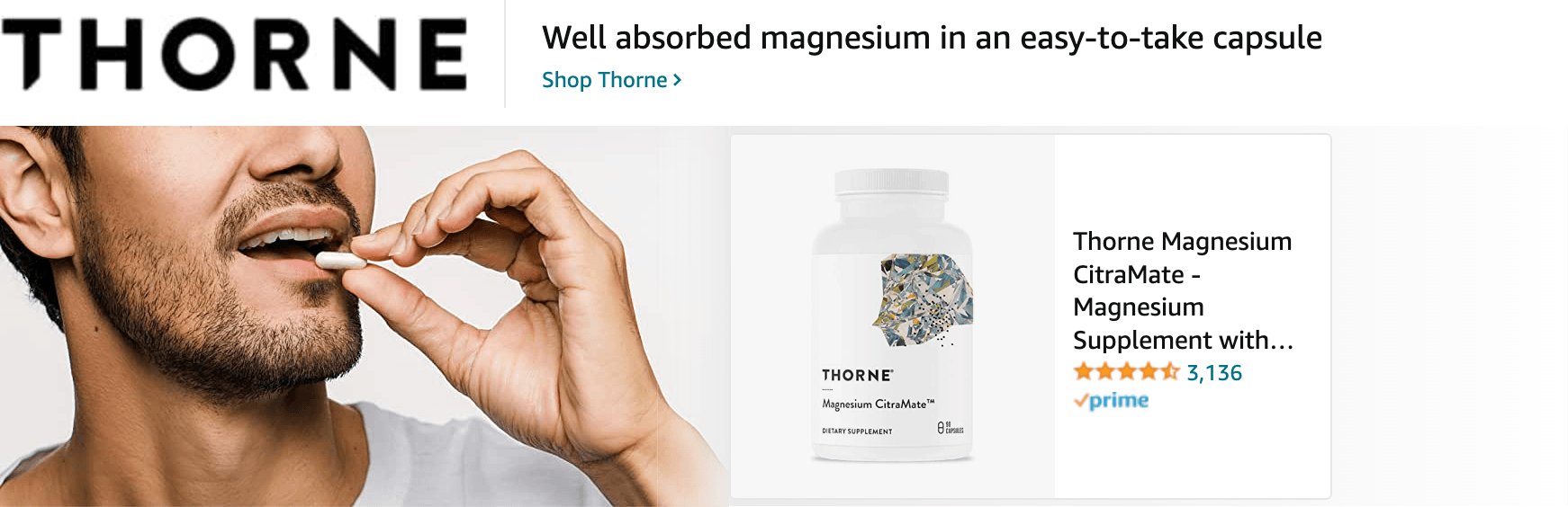 Sponsored Brands Ads for Amazon.com   magnesium citrate