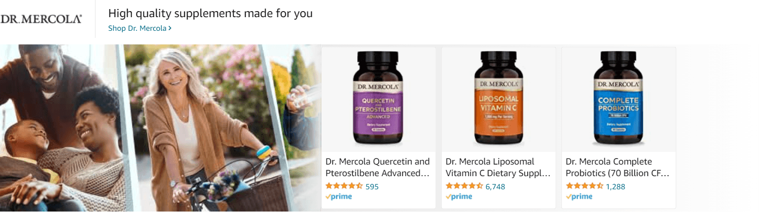 Sponsored Brands Ads for Amazon.com   magnesium citrate