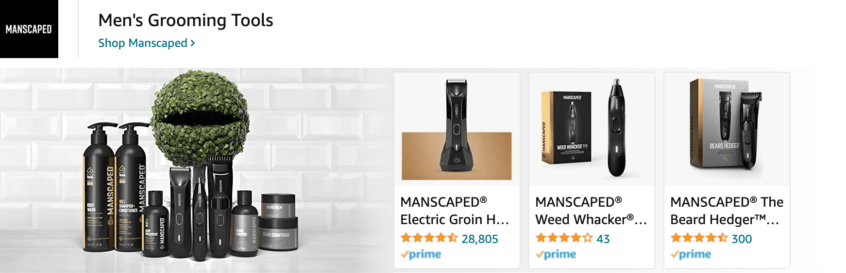 Sponsored Brands Ads for Amazon.com   mens grooming kit