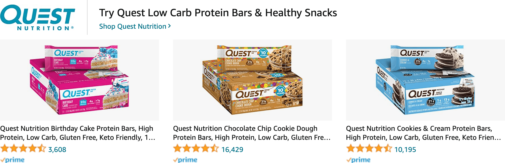 Sponsored Brands Ads for Amazon.com   oculus quest 2