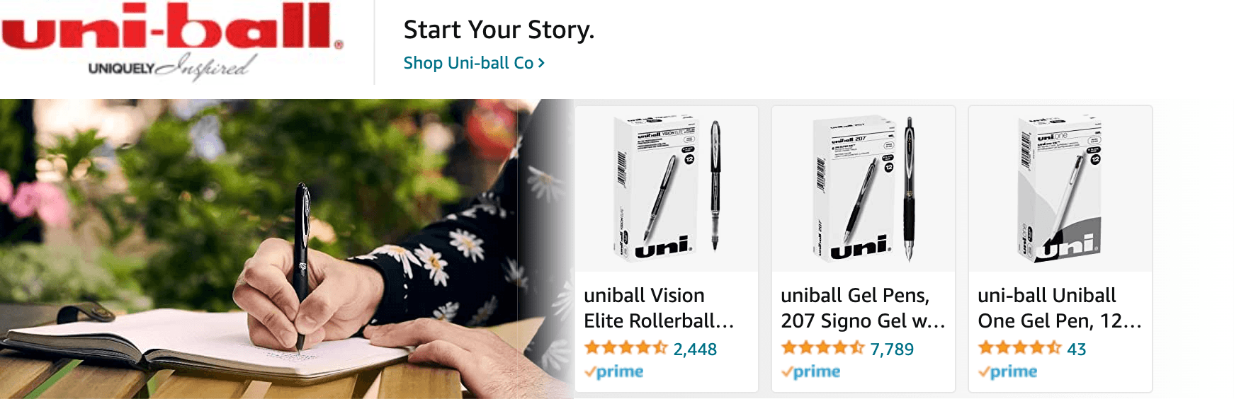Sponsored Brands Ads for Amazon.com   pens