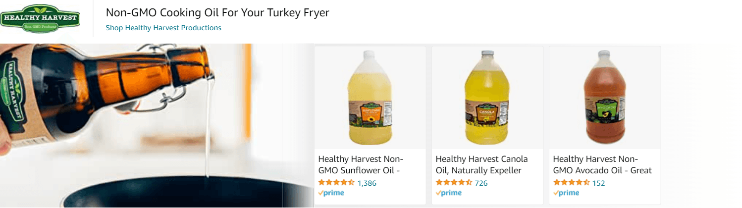 Sponsored Brands Ads for Amazon.com   salad