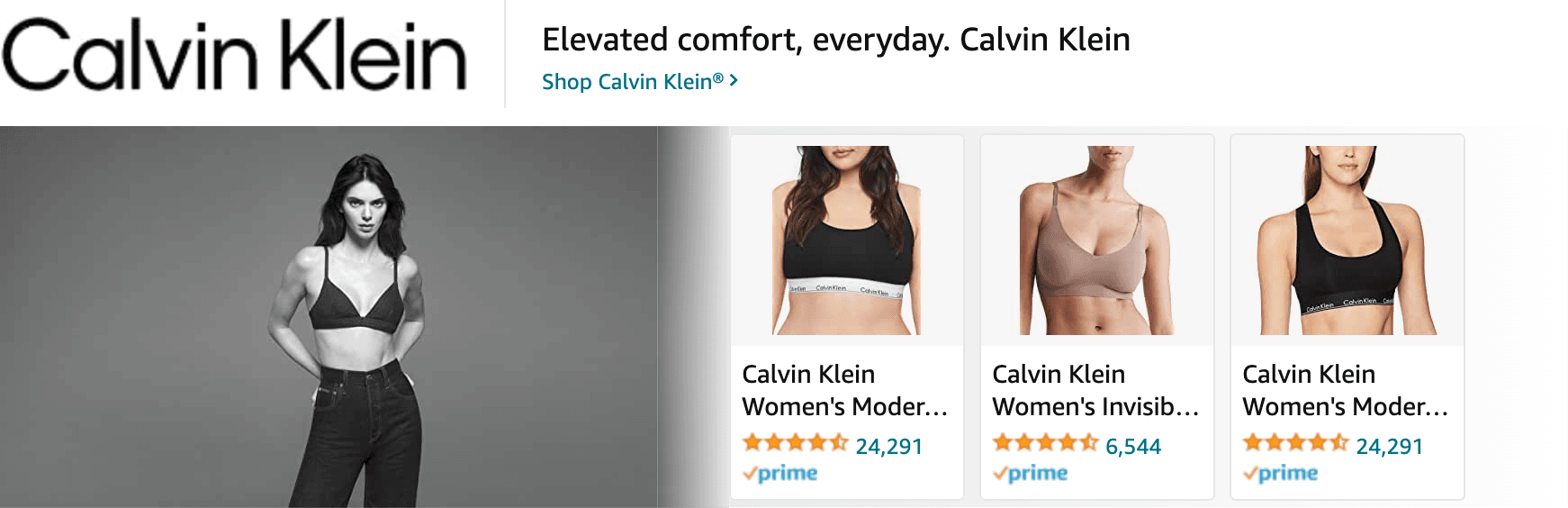 Sponsored Brands Ads for Amazon.com   sports bras for women