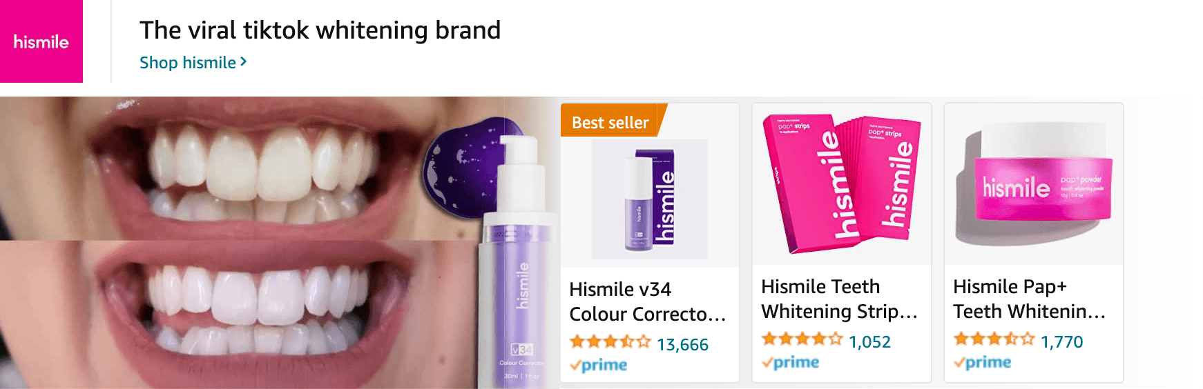 Sponsored Brands Ads for Amazon.com   teeth whitening kit